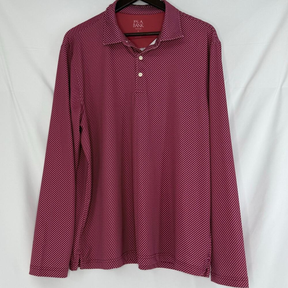 Jos. A. Bank Traveler Long Sleeve Polo L